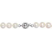 8-9 mm Cultured Freshwater Pearl Necklace with Brass Ball Clasp