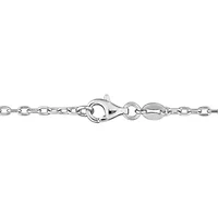 Lab Created Created White Sapphire & Cultured Freshwater Pearls Set of Drop Earrings & Charm Necklace in Sterling Silver