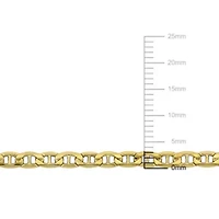 3.3mm Marine Link Anklet in 10k Yellow Gold, 10 in.