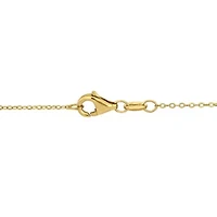 11.5mm Heart Pendant with Chain in 14k Yellow Gold, 18 in