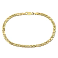 3mm Marine Link Bracelet in 10k Yellow Gold, 7.5 in