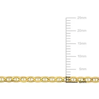 3mm Marine Link Bracelet in 10k Yellow Gold, 7.5 in