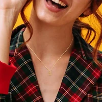 7.2mm Star of David Religious Pendant with Chain 14k Yellow Gold, 17 in