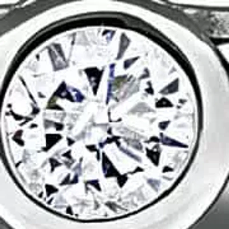 Lab Created Lab Grown Diamond Necklace in 14k White Yellow Gold, 16 "