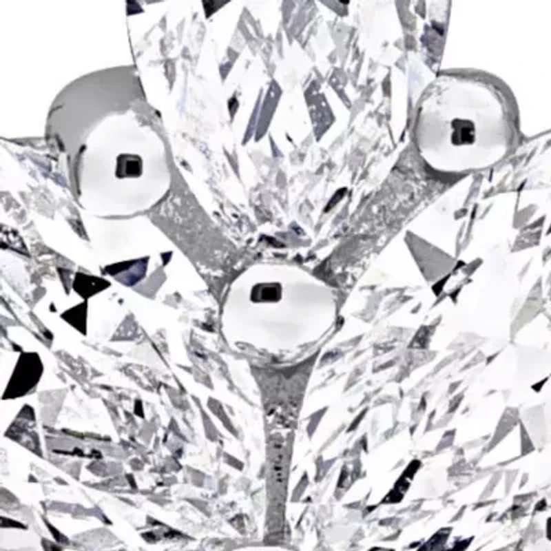 Lab Grown Diamonds Earrings in 14k White Gold