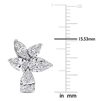 Lab Created Lab Grown Diamond Post Earrings in 14k White Gold