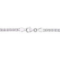 Lab Created Created White Sapphire Bracelet in Sterling Silver