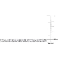 Lab Created Created White Sapphire Bracelet in Sterling Silver