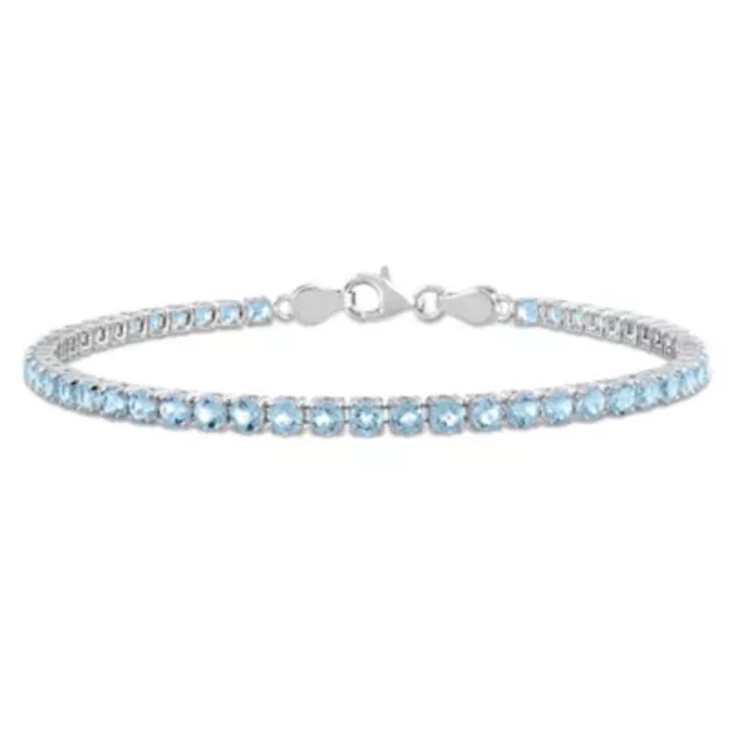 Sky Blue Topaz Bracelet in Sterling Silver