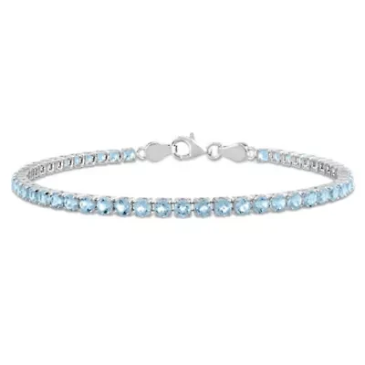 Sky Blue Topaz Bracelet in Sterling Silver