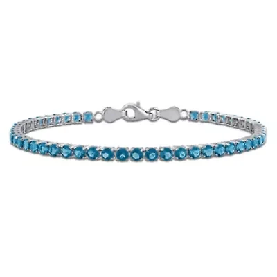 London Blue Topaz Bracelet in Sterling Silver