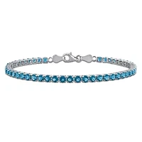 London Blue Topaz Bracelet in Sterling Silver