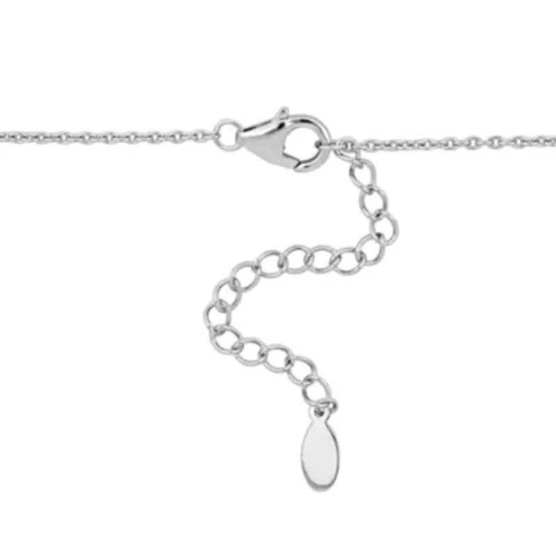 Aquamarine & Blue Topaz Drop Necklace in Sterling Silver