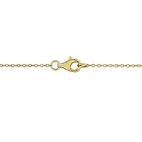 Lab Created Created Ruby, Created White Sapphire & 6-6.5mm Freshwater Cultured Pearl Necklace in Yellow Plated Sterling Silver, 18-in