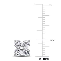 Lab Created Lab Grown Diamond Post Earrings in 14k White Gold