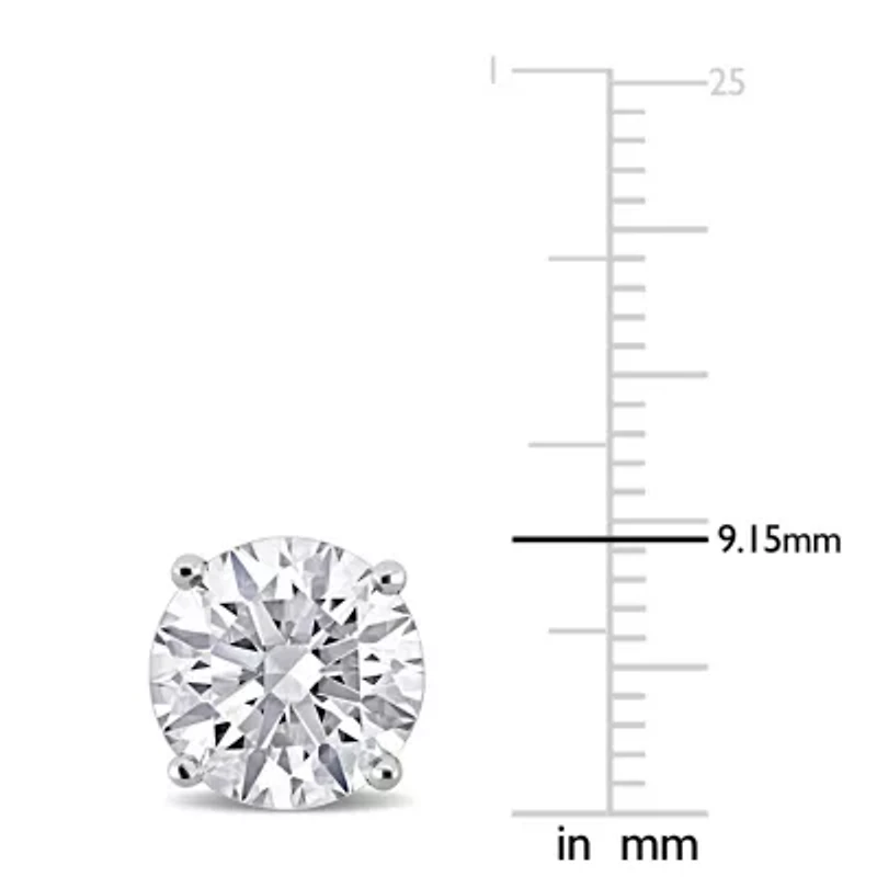 Lab Created Lab Grown Diamond Stud Earrings in 14k White Gold