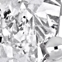 Lab Grown Diamond Solitaire Ring 14k White Gold