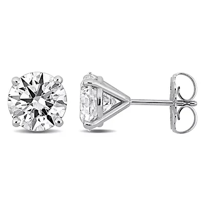 Lab Grown Diamond Earrings in 14k White Gold
