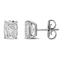 Lab Created Lab Grown Diamond Stud Earrings in 14k White Gold