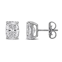 Lab Created Lab Grown Diamond Stud Earrings in 14k White Gold