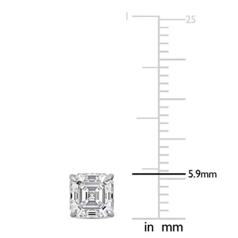 Lab Created Lab Grown Diamond Stud Earrings in 14k White Gold