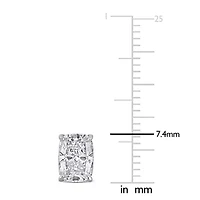 Lab Created Lab Grown Diamond Stud Earrings in 14k White Gold