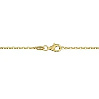 Sky Blue & WhiteTopaz, Rose de France, Amethyst, Peridot & Citrine Necklace in Yellow Plated Sterling Silver, 17"