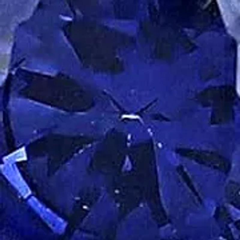 Lab Created Created Blue Sapphire & Created White Sapphire Bracelet in Sterling Silver, 7.25"