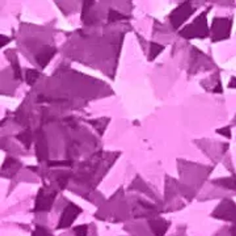 Lab Created Created Pink Sapphire & Created White Sapphire Necklace in Sterling Silver, 18"