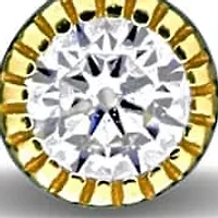 Lab Created 2-Piece Set of Created White Sapphire Station Necklace in Two-Tone Sterling Silver - 16 in + 2 ext.