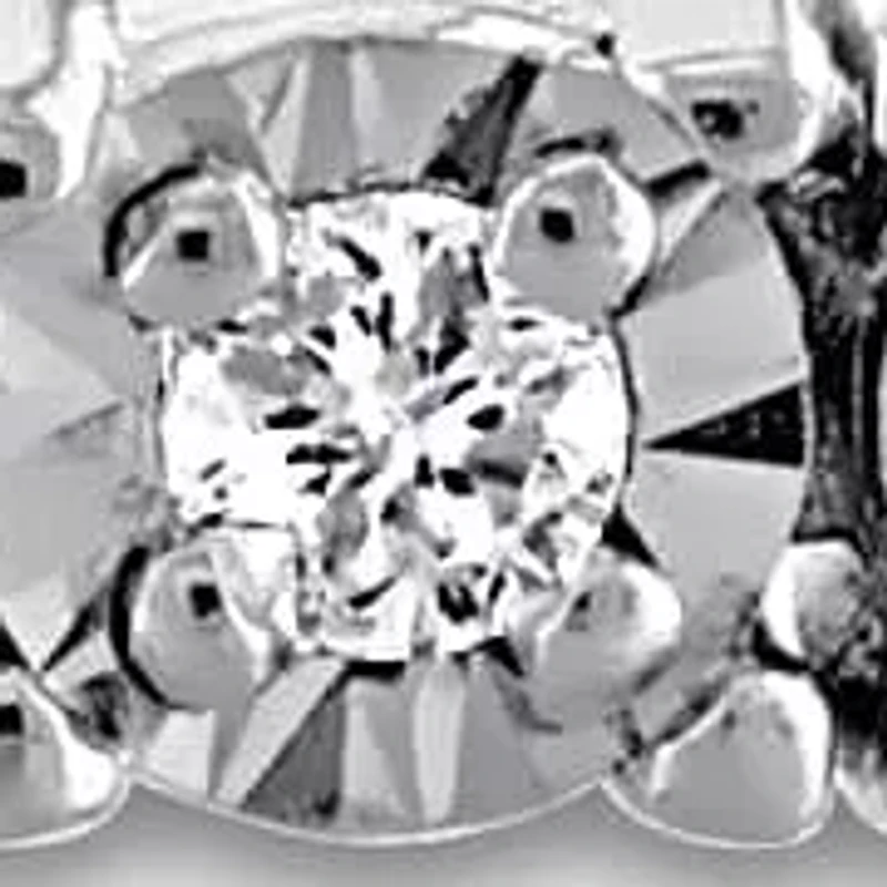 Lab Grown Diamond Tennis Bracelet in Sterling Silver - 7"