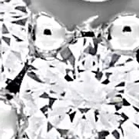 Lab Grown Diamond Pendant With Chain in Sterling Silver - 18"