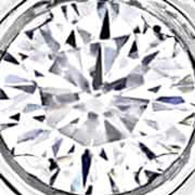 Lab Created Lab Grown Diamond Necklace in 14k White Gold, 32 "