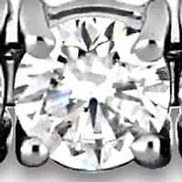 Lab Created Lab Grown Diamond Tennis Bracelet in 14k White Gold