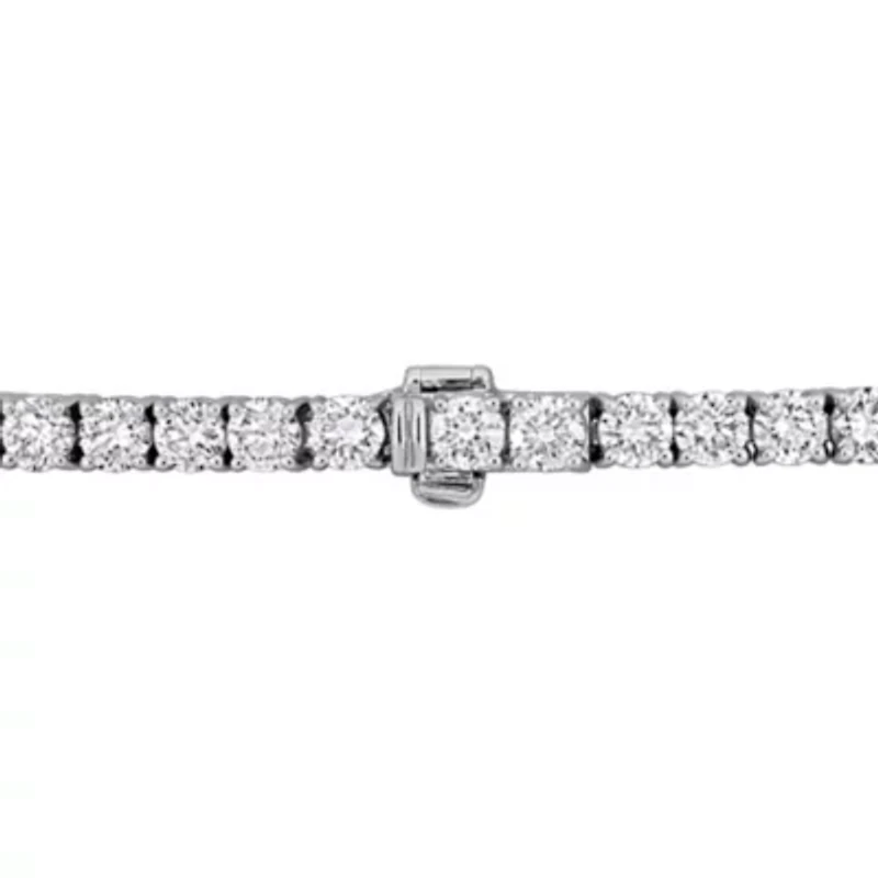 Lab Created Lab Grown Diamond Tennis Bracelet in 14k White Gold