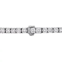 Lab Created Lab Grown Diamond Tennis Bracelet in 14k White Gold
