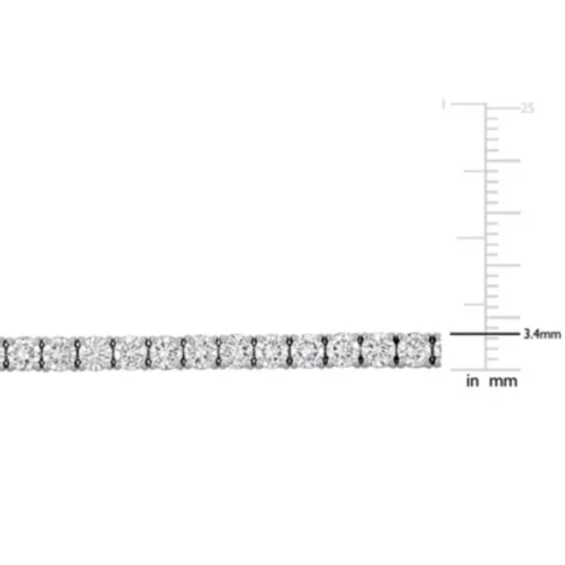 Lab Created Lab Grown Diamond Tennis Bracelet in 14k White Gold