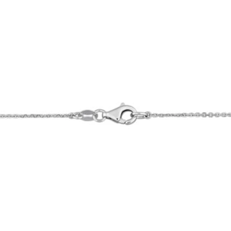 Lab-Grown Diamond 4-Stone Station Bracelet in 14k White Gold - 7.25 in