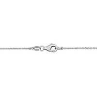 Lab-Grown Diamond 4-Stone Station Bracelet in 14k White Gold - 7.25 in