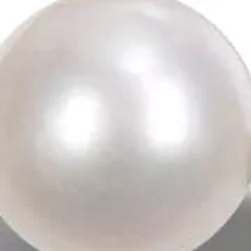 6.5-7mm Chinese Akoya Cultured Pearl Necklace in 14k Yellow Gold- 18 in