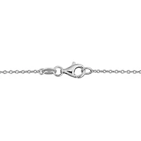 Lab-Grown Diamond Station Bracelet in Sterling Silver - 7 in