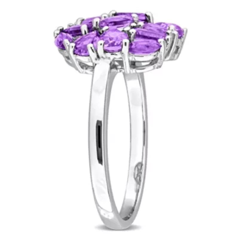 Amethyst & Amethyst-Africa Ring Sterling Silver