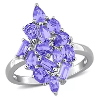 Tanzanite Ring Sterling Silver