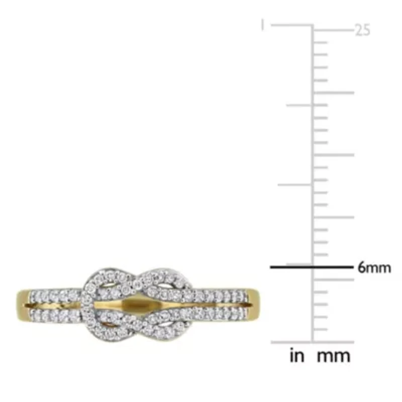 Diamond Ring 10k Yellow Gold