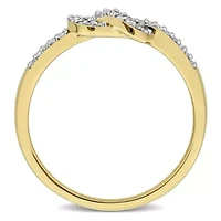 Diamond Ring 10k Yellow Gold