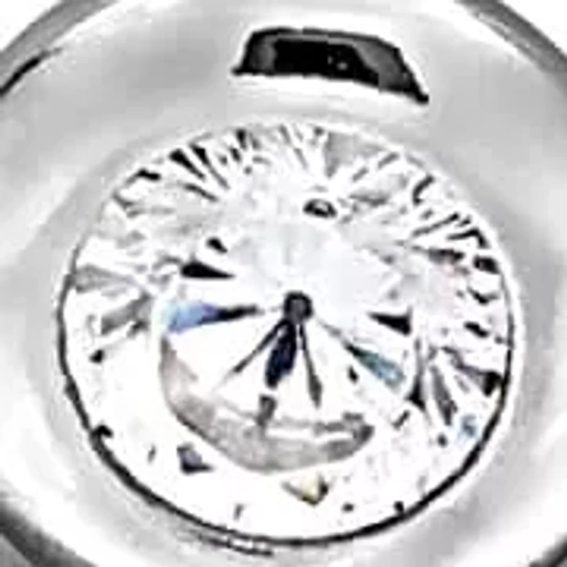 Lab Created White Sapphire Necklace in Sterling Silver- 16" +2" Ext.