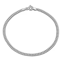 2.65mm Curb Link Bracelet in Sterling Silver- 7.5 inch