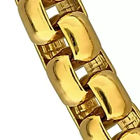 5.20mm Box Link Necklace in Yellow Plated Sterling SIlver