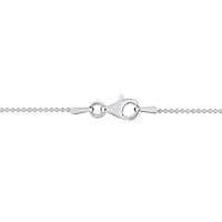 1mm Ball Chain Necklace And Anklet Set in Sterling Silver - 18 inch & 9 inch