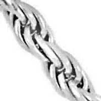 3.3mm Heart Link Necklace in Sterling Silver -16+2 Ext.